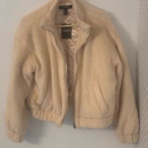 NWT Forever21 Blush fluffy Jacket
